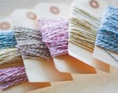 25 yards of Bakers Twine your choice Pink, Brown, Yellow,or Blue
