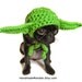 extra small STAR WARS DOG hat costume yoda inspired pet geekery nerdy costumes jedi photo photography prop mashable