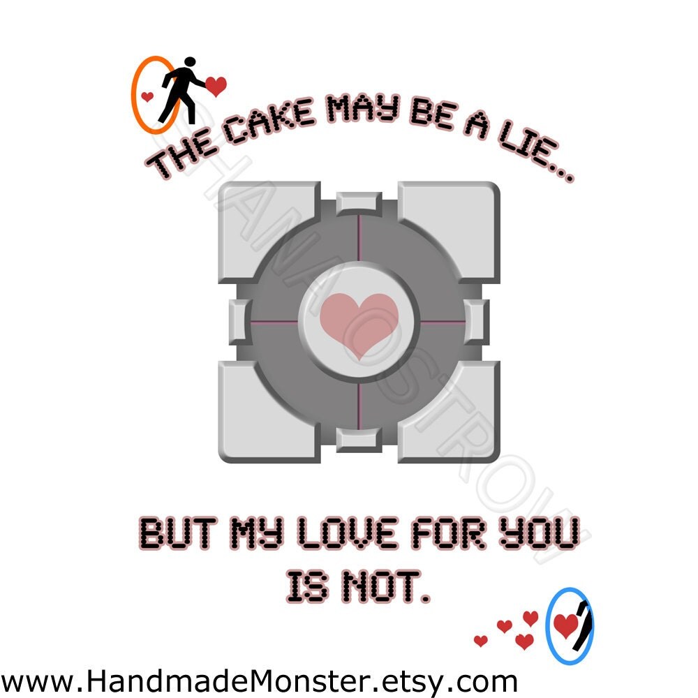 Companion Cube Valentine