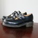 Vintage 80s Dr. Marten Black T Strap Mary Jane Shoes Sz 7 / 7.5