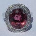 Natural 5.74 CT Rubellite & Diamond Ring 14KT Gold W/ Appraisal