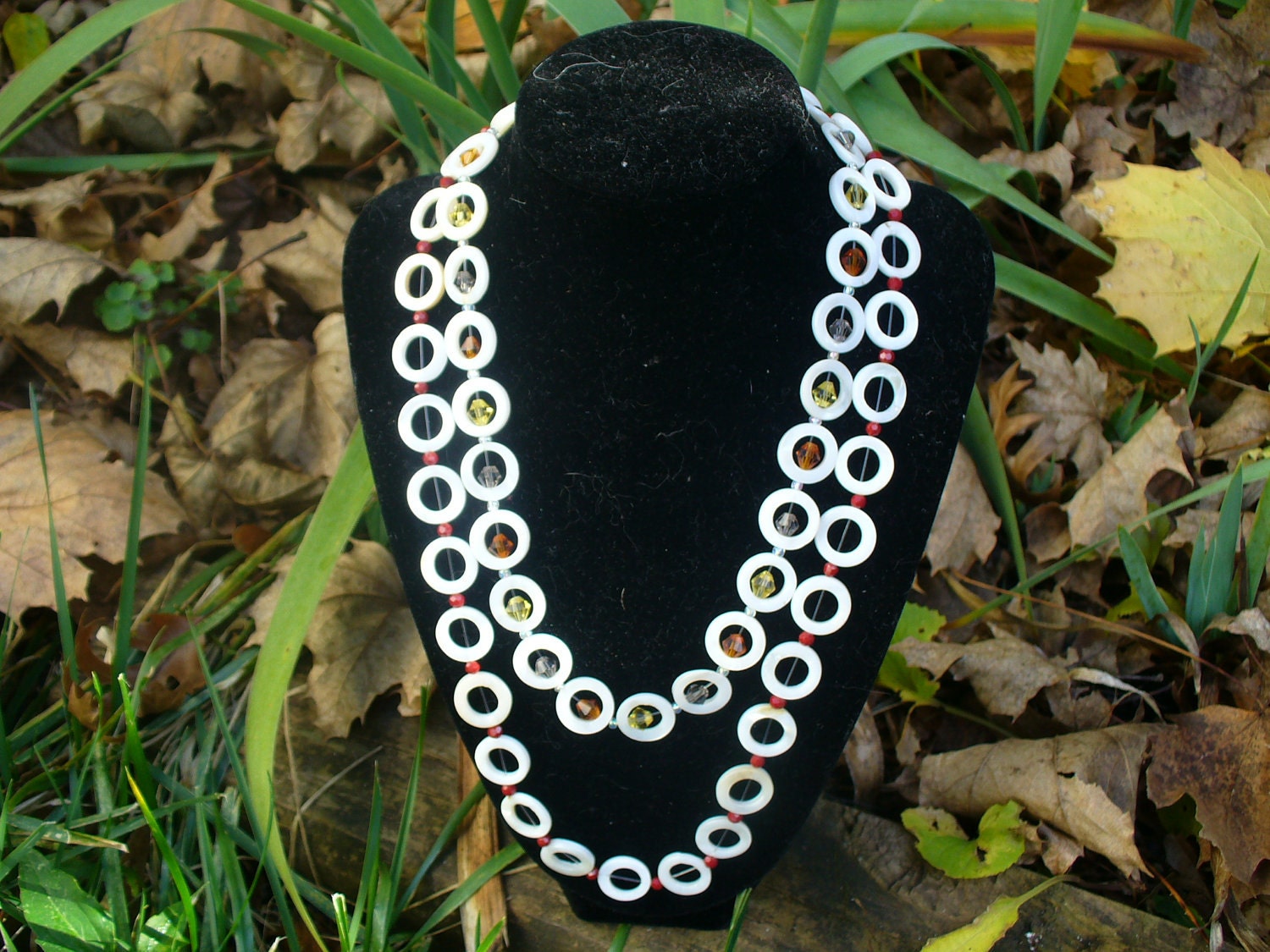 Hand Beaded 'Orbit' Necklace