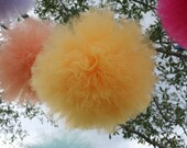 Tulle poms set of 7