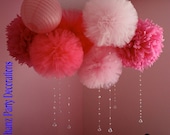 8 mix size poms