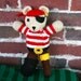 Peg Leg Pirate Bear - Amigurumi Crochet Pattern