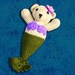 Mermaid Crochet Amigurumi Bear - Made to Order