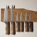 Live Edge Knife Rack in Spalted Maple. Free Shipping.