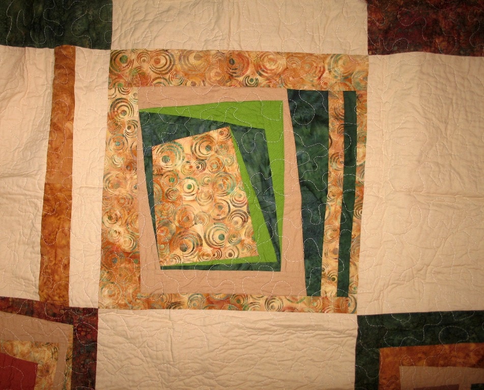 Batik Quilt , CUSTOM Queen featuring your color scheme