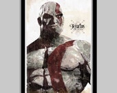 Kratos - God Of War - 13x19 - Limited Edition - god of war, kratos, video game, geek, geekery, retro