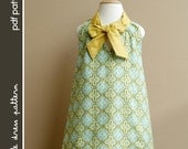 Sara Dress - PDF Pattern - Size 12 months to 8 years old and tutorial.