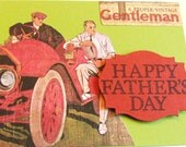 Fathers Day Card Happy Father's Day Card Vintage Race Car