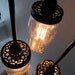 10 Pack, Custom Aluminum Lids For Mason Jar Pendant Lighting & Chandeliers, Includes Compatible Phenolic Lamp Sockets