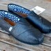 MURDERED Out Black Glitter TOMS shoes