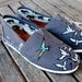 BE YOURSELF custom hand-painted TOMS shoes