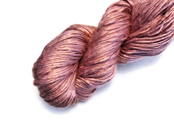 Worsted Weight Silk Yarn, Duke Silk, Onion, Pink