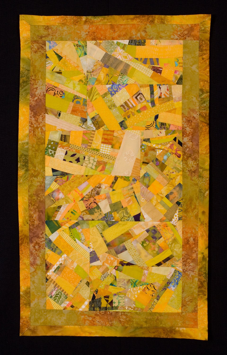 Butter Yellow Quilt Wall Hanging