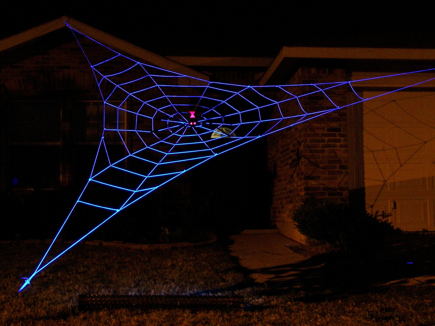 25 ft GIANT GlowWeb - Halloween House Prop - SpiderWebMan