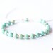 TINNLILY Gilded Turquoise Beaded Bracelet