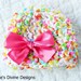 Baby Girl Newborn Hat-3months Photography Prop Knit Crochet Beanie Hat Infant Prop Pink Chunky Soft