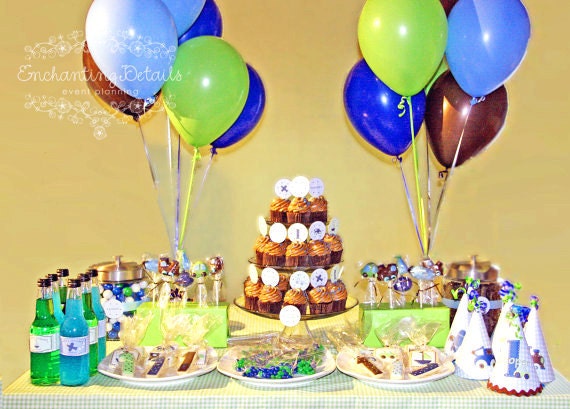 Planes, Trains, & Cars Printable Transportation Complete Boy's Birthday Kit