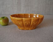 vintage yellow Haeger planter