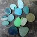 English sea glass, cool, turquoise, uv, teal, aqua, multis