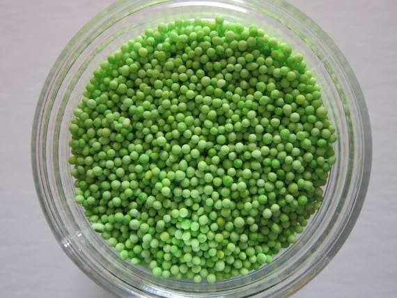 2oz Lime Green Sprinkle Nonpareil Cake Cupcake Decorations Il_570xn