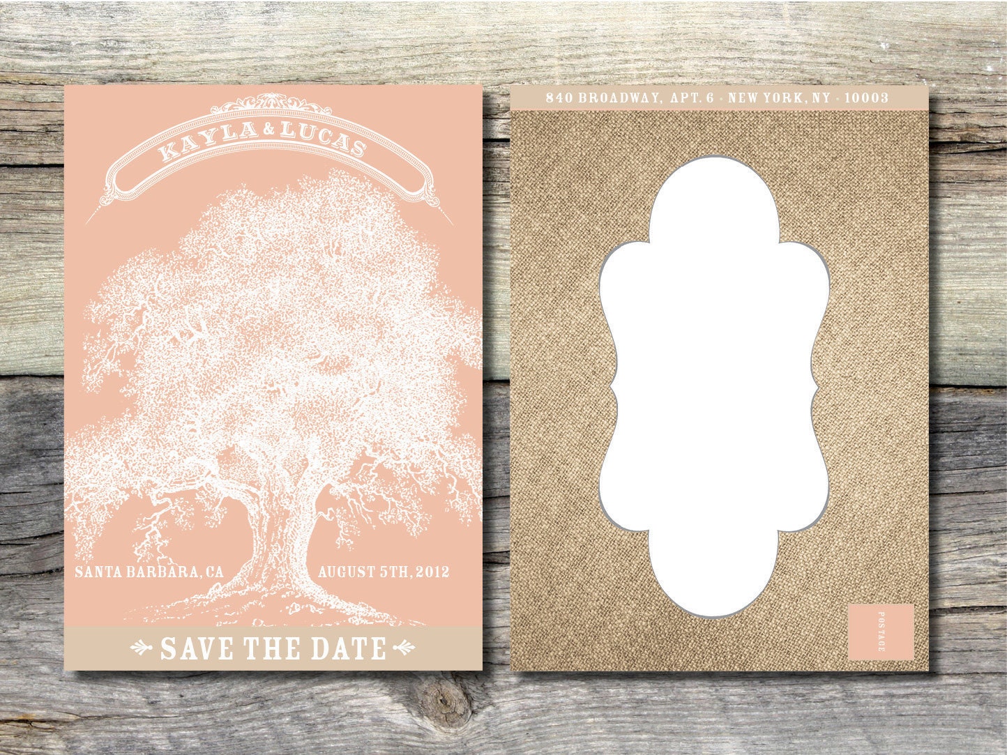 Rustic Romance: Save the Date