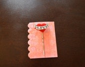 Heart Love Tattoo Bobby Pin