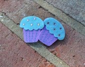 Cupcake Barrette
