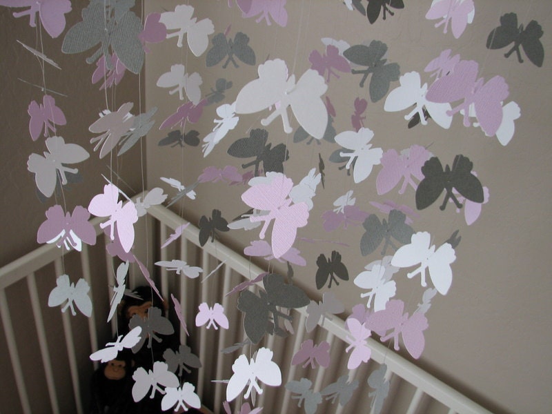 Custom order - Butterfly baby mobile