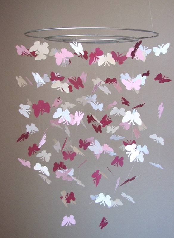 Custom order - Butterfly baby mobile