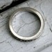 RESERVED - Heavy Vintage Half Eternity 14K White Gold Diamond Pave Wedding Band - 0.54ct