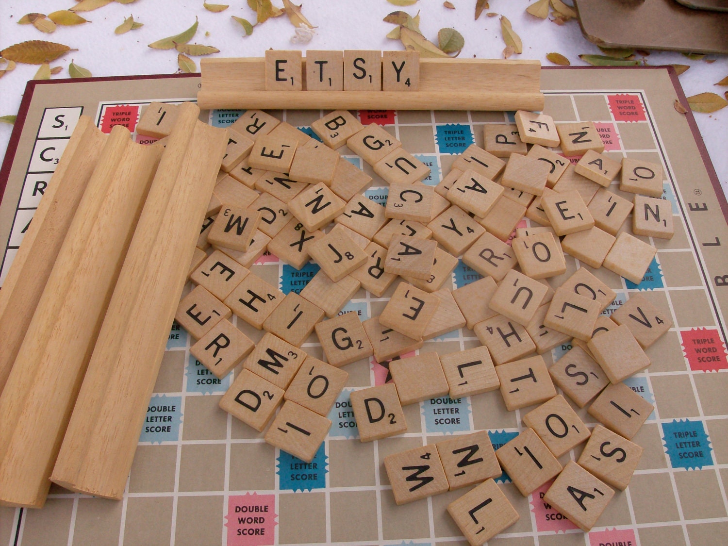 On Reserve for Noelle.....Vintage 1948 Scrabble Game in Box.