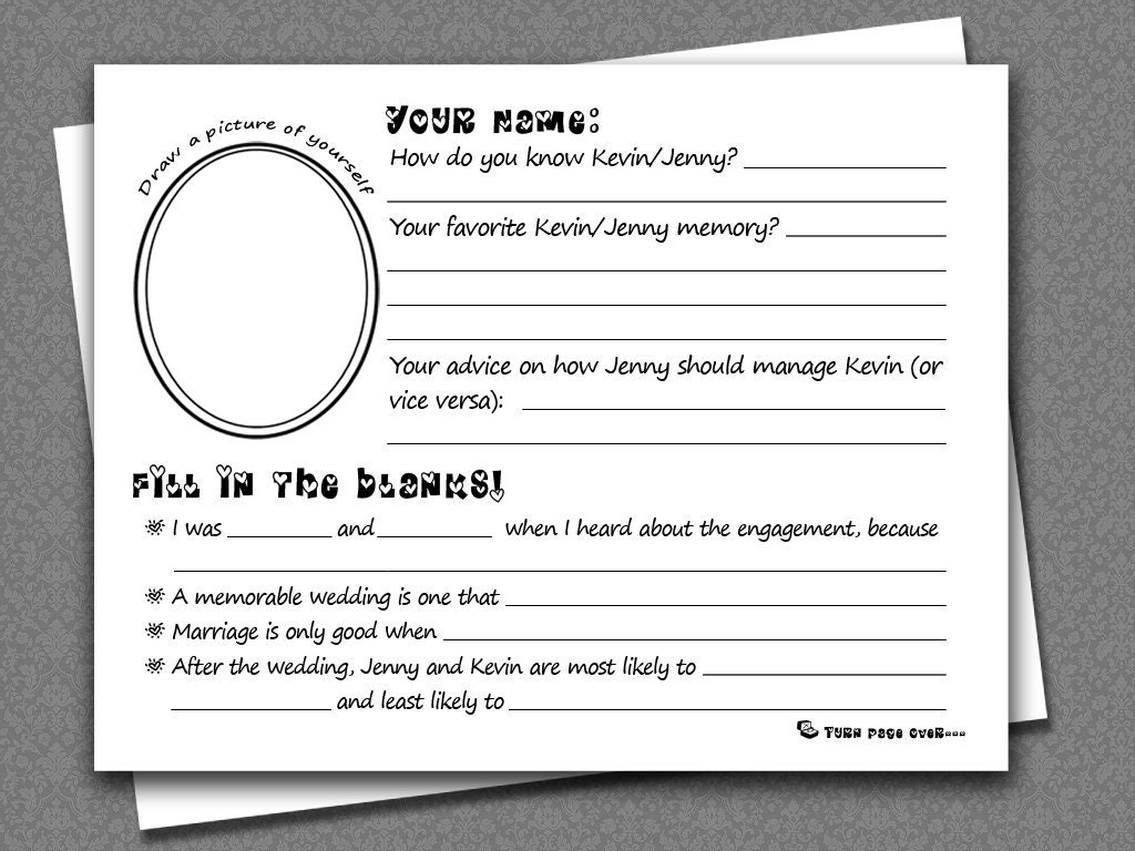 Alternative Wedding Guest Book. Fun and Meaningful.
