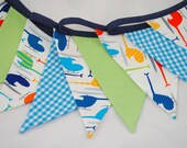 Boys Bunting - HELICOPTERS - The perfect decoration for Nurseries, Boys Bedrooms and Parties