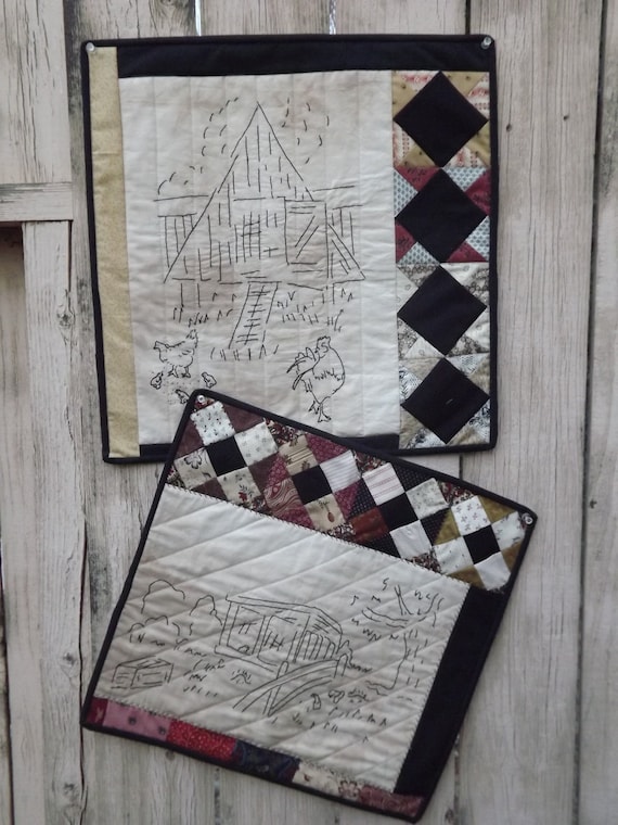 Civil War Stitchery Quilt Pattern-Chicken by Stitchinbytheriver