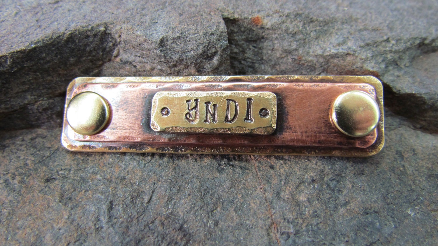 Pet ID tag - Horse Halter Tag - Pet tag - Dog collar Tag/tag - Halter/Bridle Tag/tag Brass  Copper