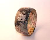 WONDER WOMAN Comic Book Bangle Bracelet