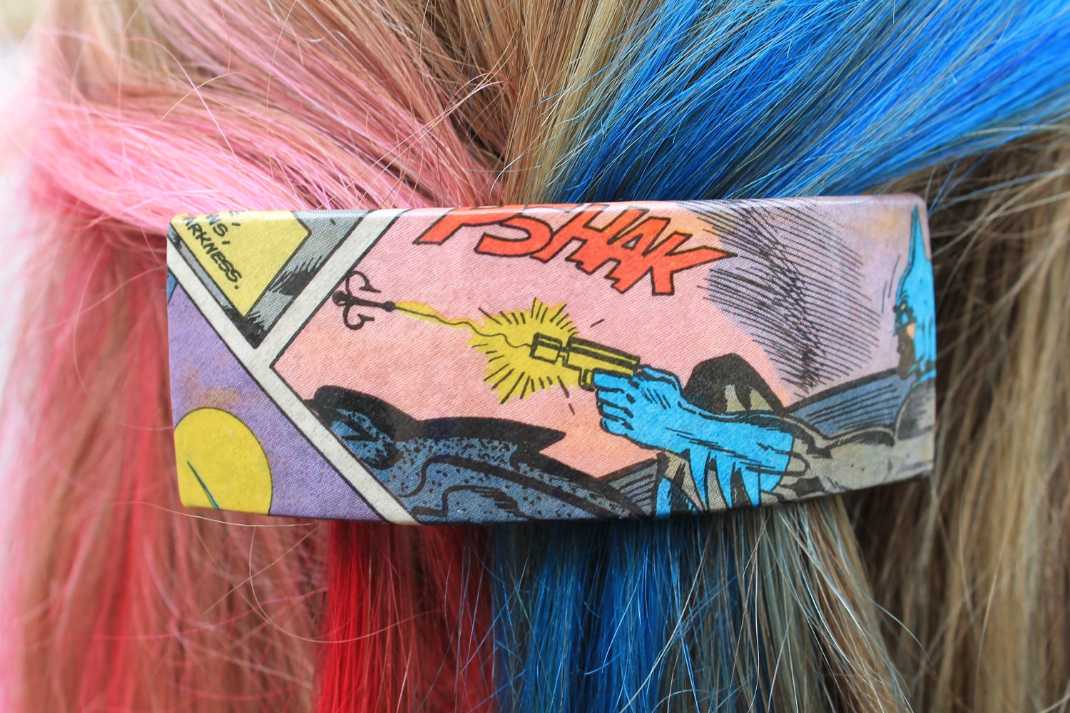 BATMAN Comic Book Barrette / Hair Clip