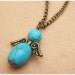 Wings and Turquoise Necklace
