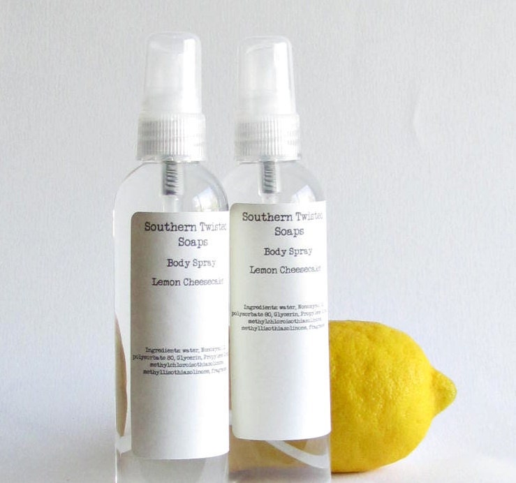 Lemon Cheesecake Body Spray