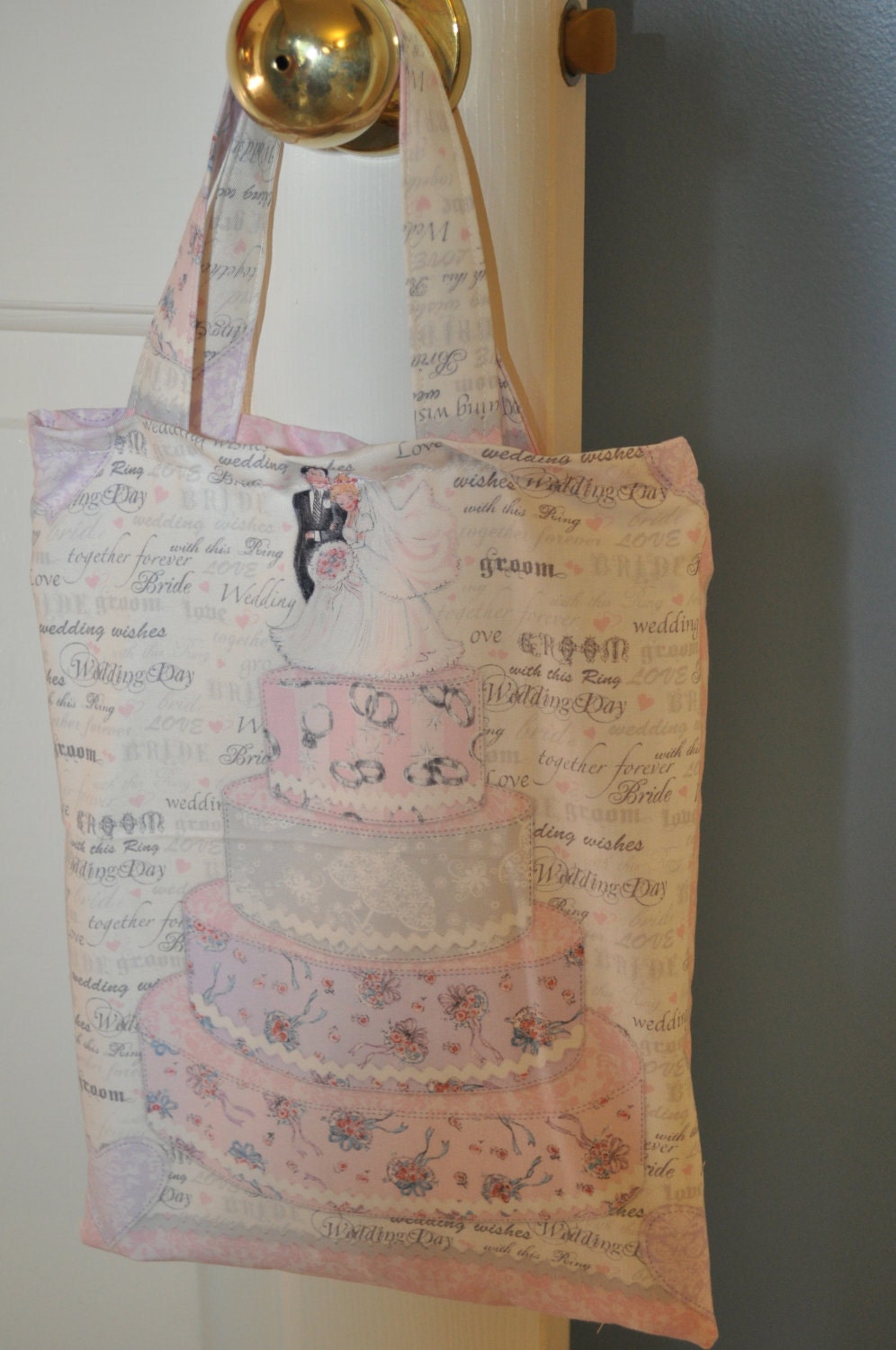 Wedding Gift/Favor/Bridesmaid/Flower Girl/Tote bag