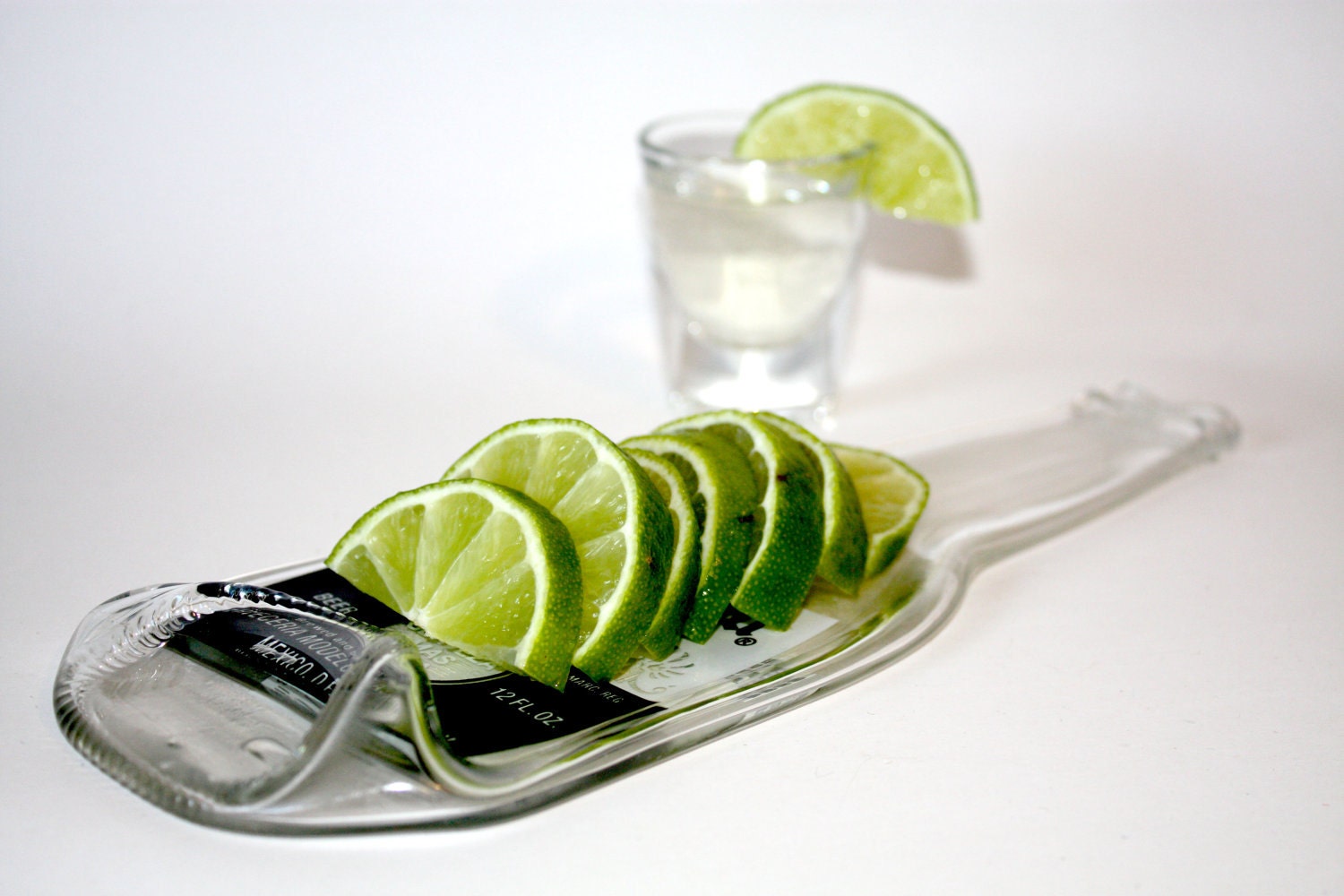Recycled Corona Beer Bottle - Eco-Friendly Glass Lime Tray