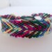 Colorful Friendship Bracelet - Green, Blue, Yellow, Fusia, Brown