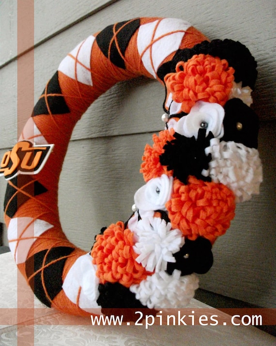 Oklahoma State University Wreath - Cowboys, 14"