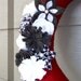 Houndstooth Wreath - University of Alabama, 14"