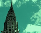 New York City Photo - Design Architecture Art Photograph - Chrysler Art Deco - 8x10