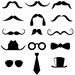 Mustache Disguises Clip Art, Personal and Commercial Use