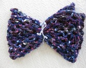 Newborn Wrap Crochet Photography Prop Cabernet Dreams (purple, blue, lavender)